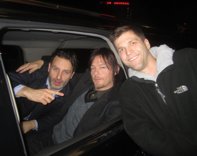 Andrew Lincoln Norman Reedus Photo with RACC Autograph Collector All-Star Signatures, LLC