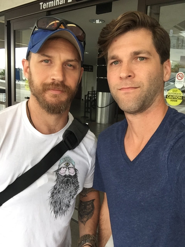 Tom Hardy Photo with RACC Autograph Collector All-Star Signatures, LLC