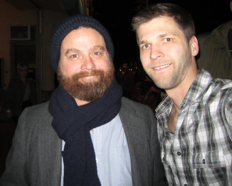 Zach Galifianakis Photo with RACC Autograph Collector All-Star Signatures, LLC