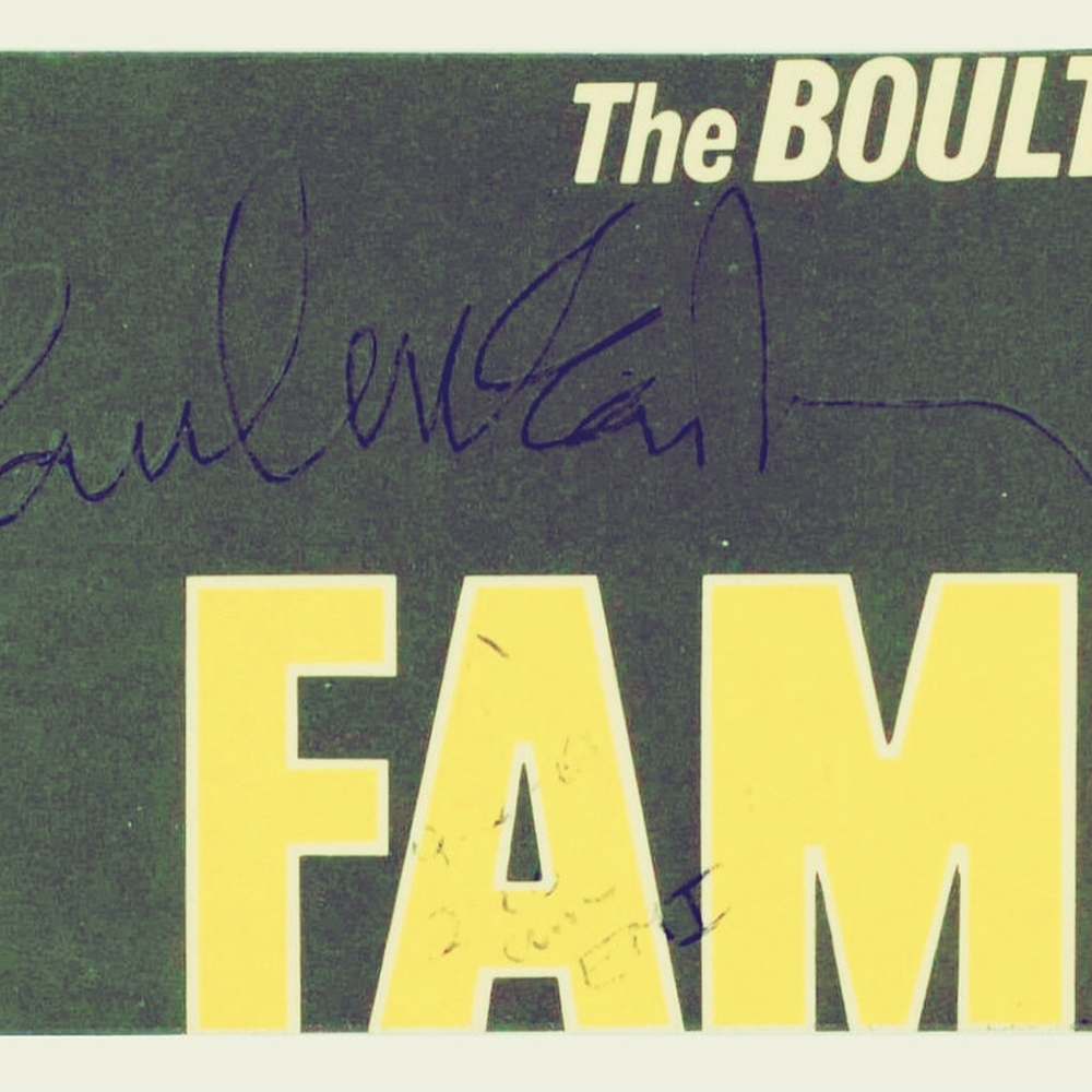 Paul McCartney 1967 EMI Studios Abbey Road, London Autograph [Pepper Session] (UK). (Denise Werneck Collection)