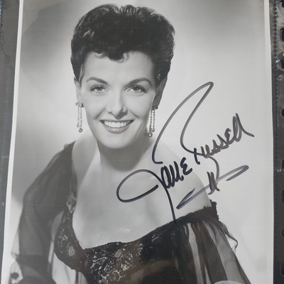 Jane Russell signed item