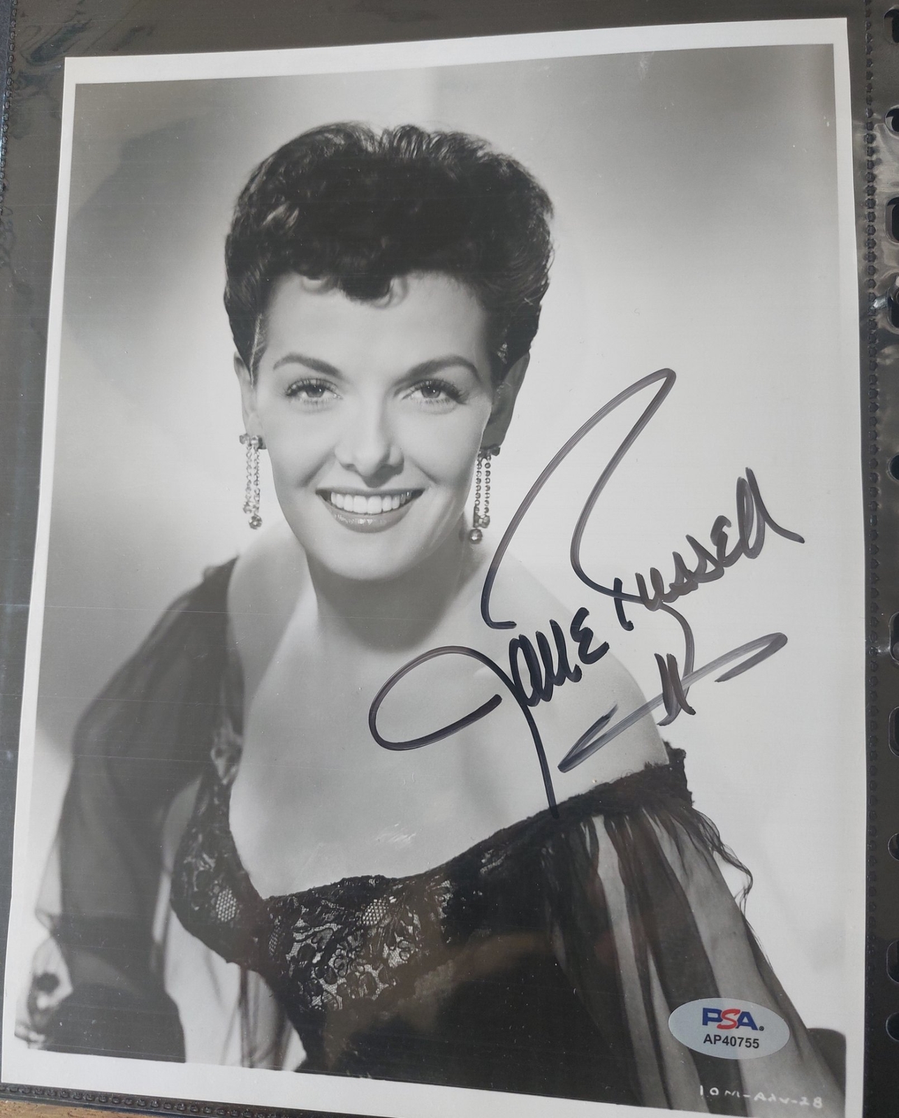 Jane Russell signed item