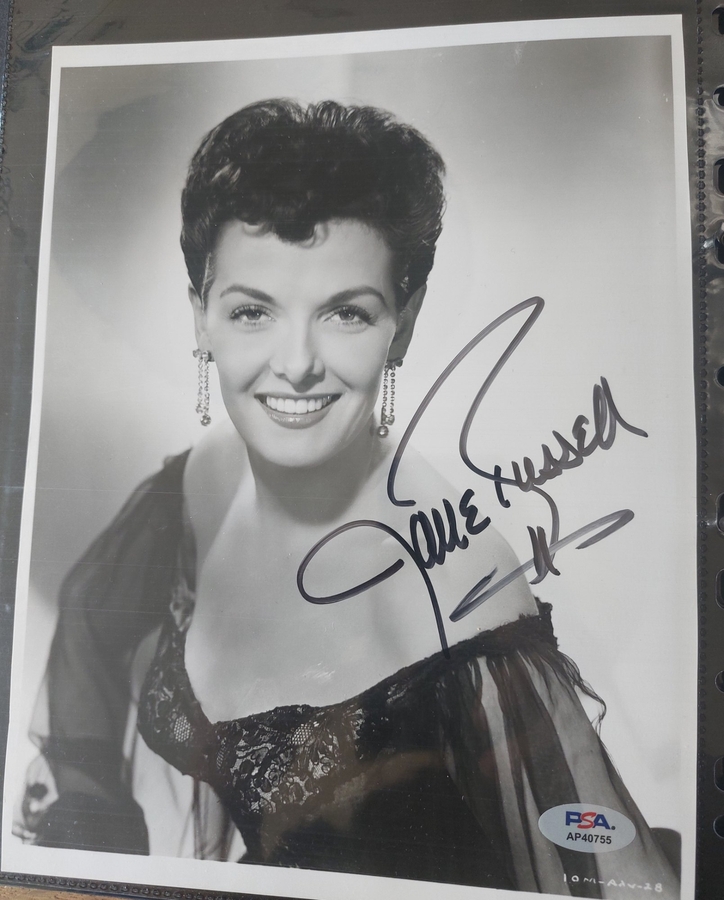 Jane Russell signed item