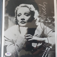Marlene Dietrich signed item
