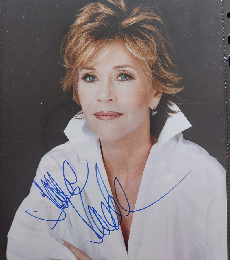 Jane Fonda signed item