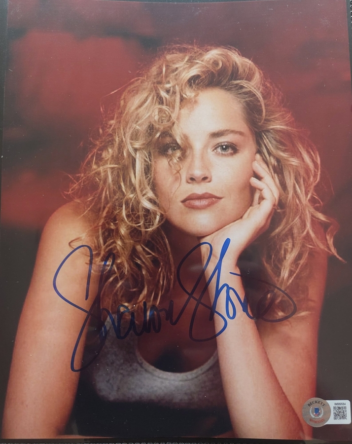 Sharon Stone signed item