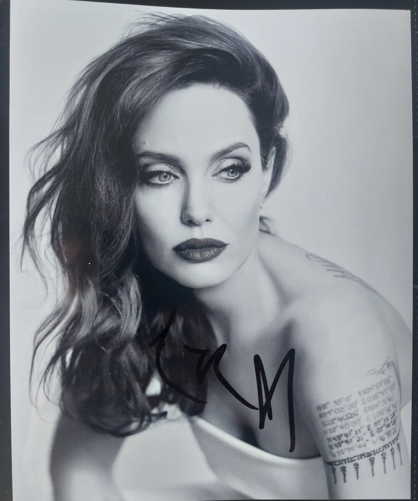 Angelina Jolie signed item
