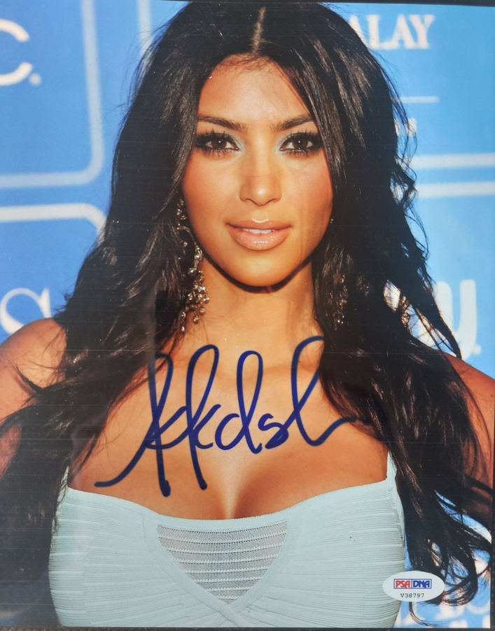 Kim Kardashian signed item