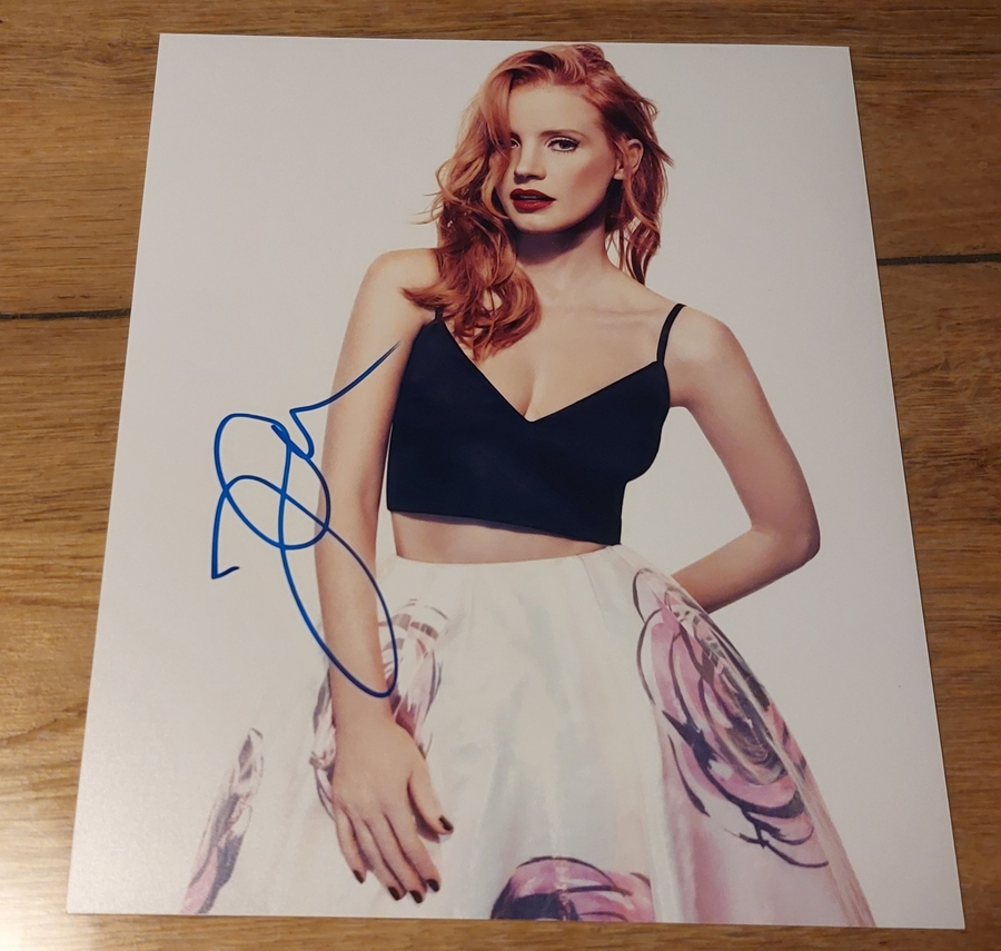 Jessica Chastain signed item