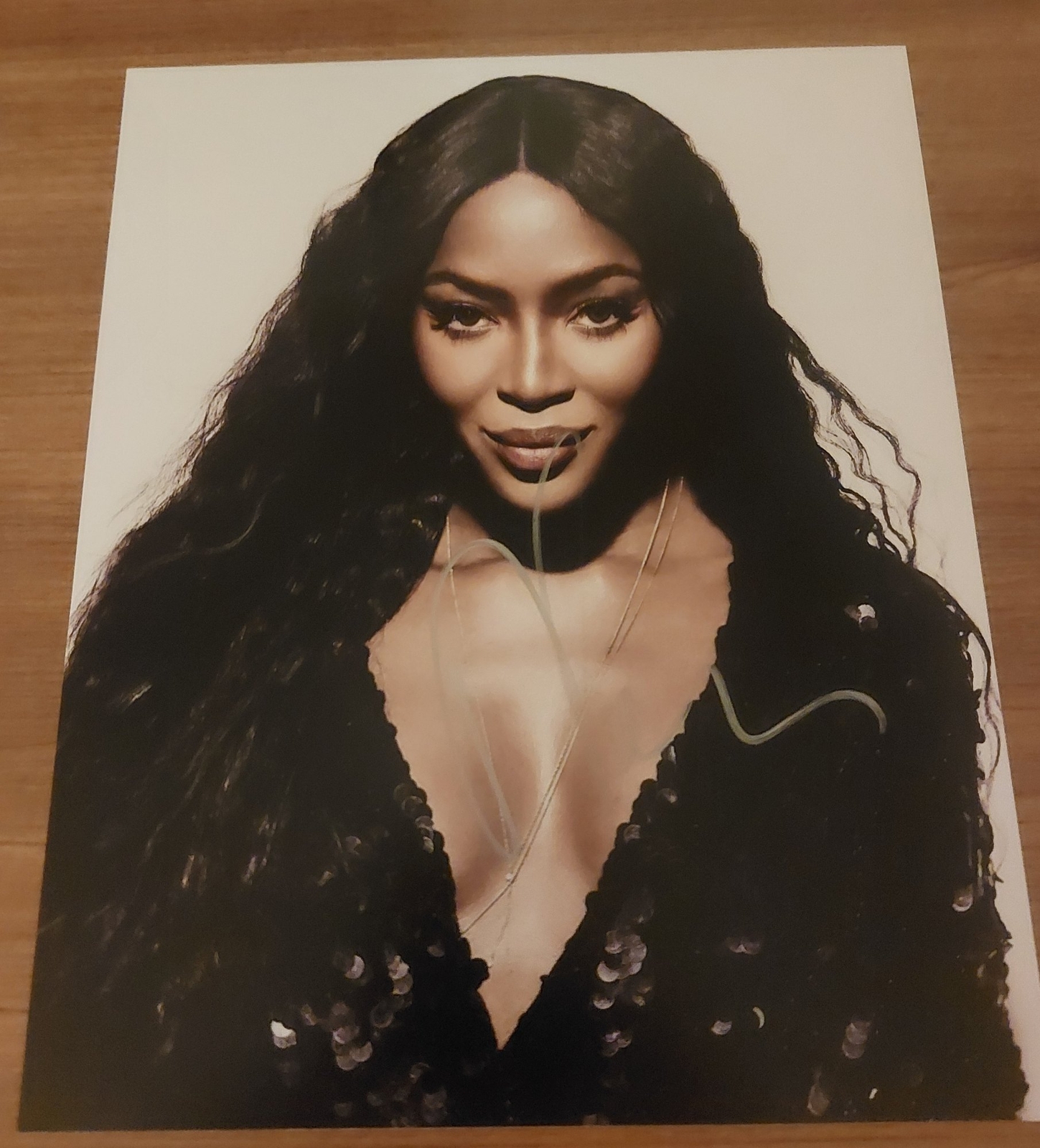 Naomi Campbell signed item