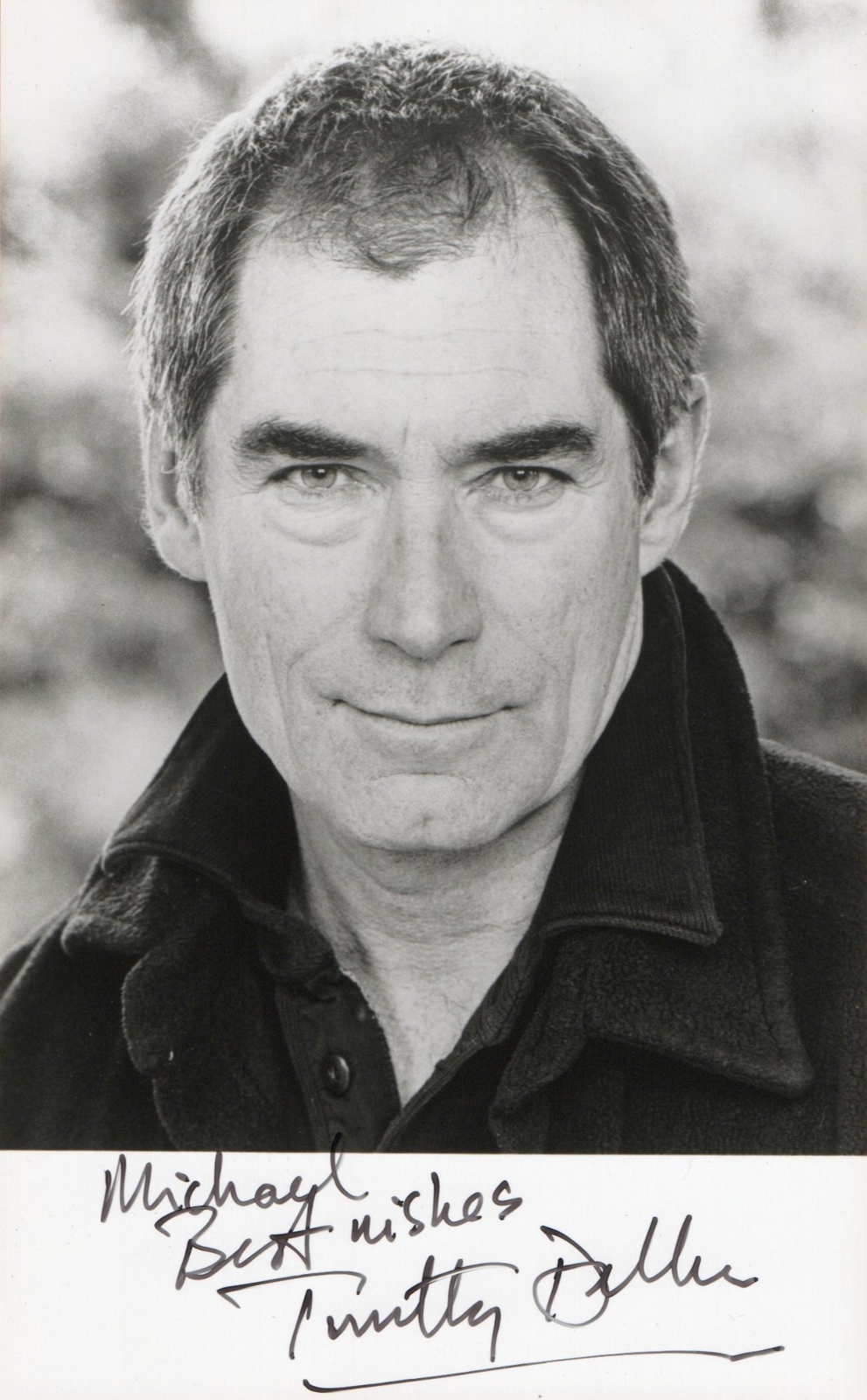 Timothy Dalton signed item