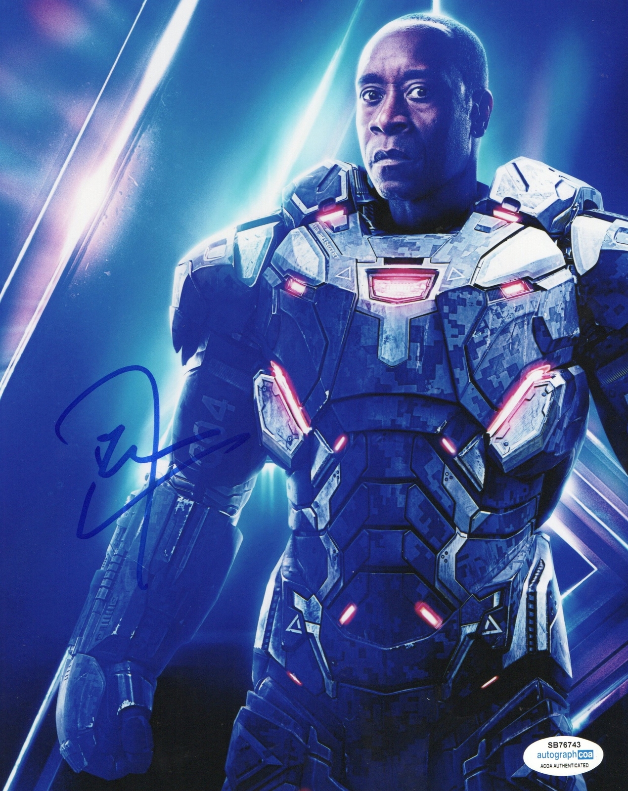 Don Cheadle signed item