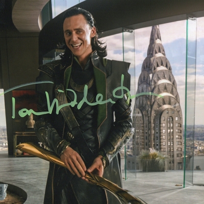 Tom Hiddleston signed item