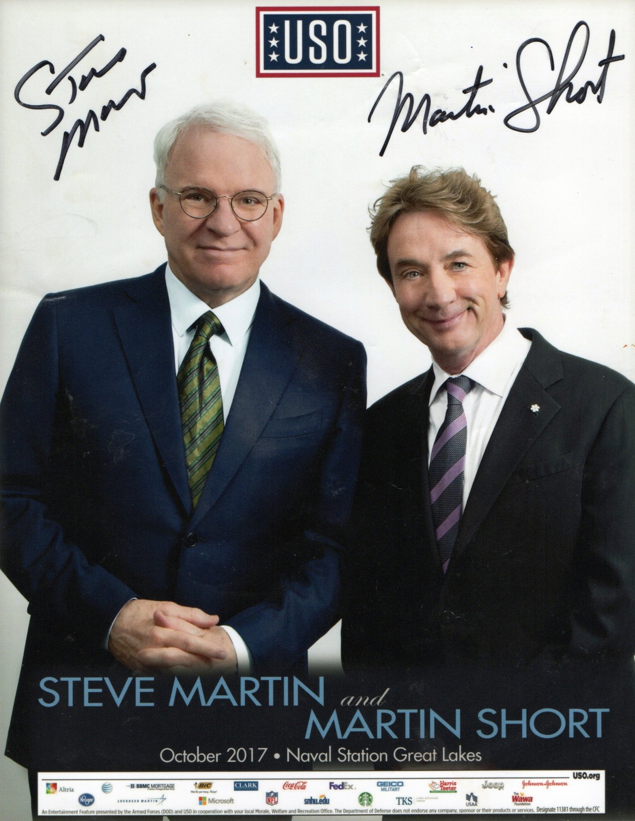 Steve Martin & Martin Short signed item