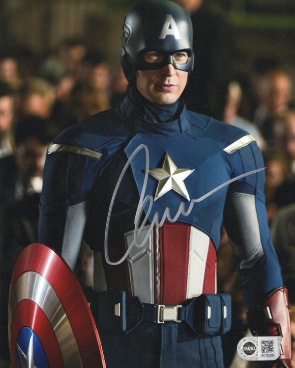 Chris Evans signed item