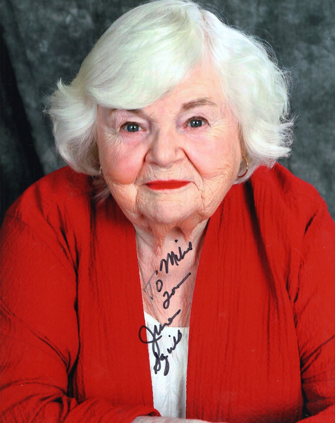 June Squibb signed item
