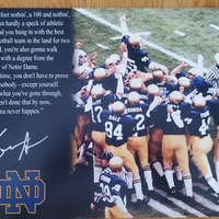 Sean Astin Autographed Custom "RUDY" Quote 11x14 Photo
