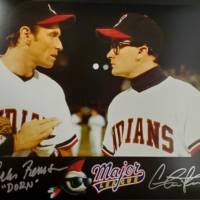 Major League Dual Autographed Logo 11x14 Photo