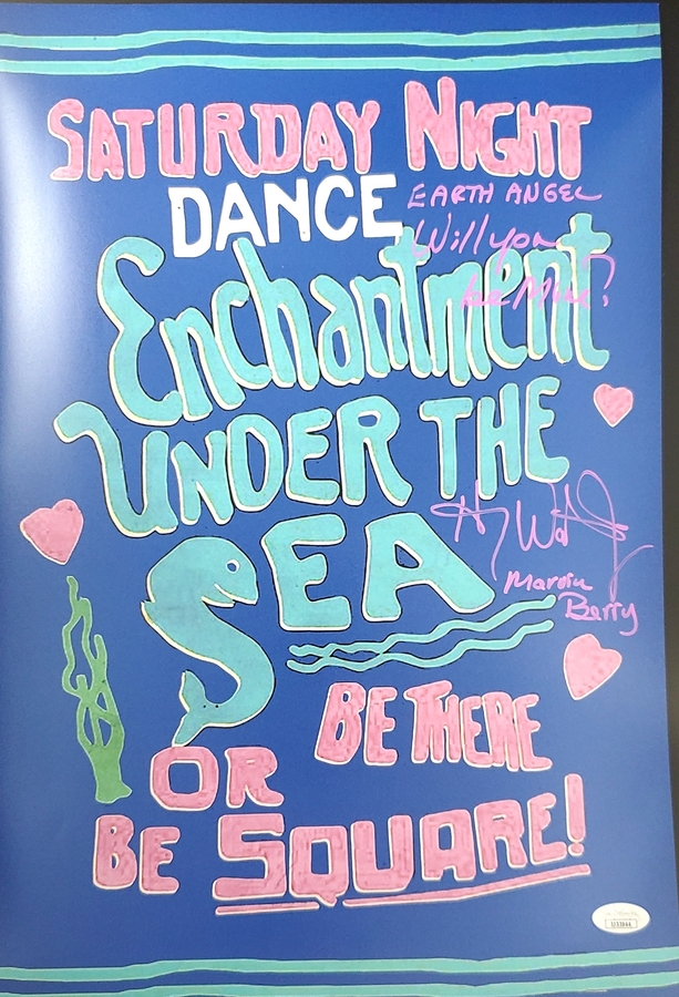 Back To The Future Enchantment Under The Sea Dance Autographed 12x18 Mini Poster