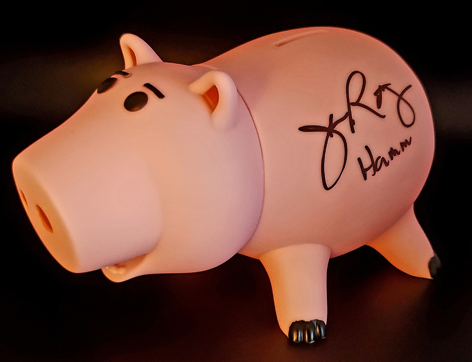 John Ratzenberger Autographed "Hamm" Piggy Bank