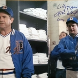 Robert Wuhl Autographed Bull Durham with Inscription 11x14 Photo