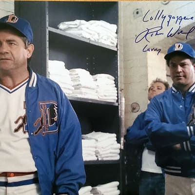 Robert Wuhl Autographed Bull Durham with Inscription 11x14 Photo