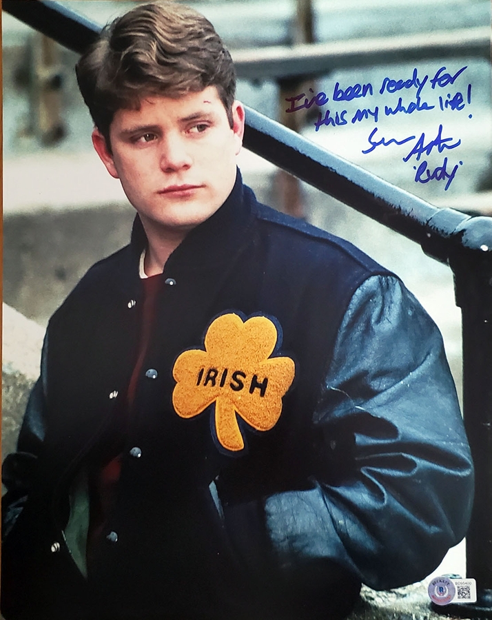 Sean Astin Autographed Rudy 11x14 Photo 4
