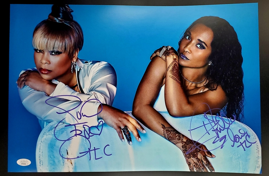 TLC Autographed 12x18 Photo