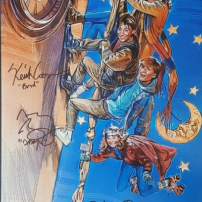 Adventures in Babysitting Cast Autographed 12x18 Mini Poster