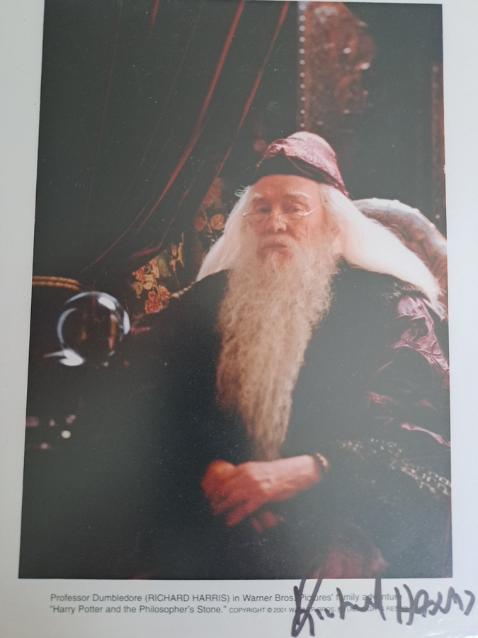 Richard Harris signed item
