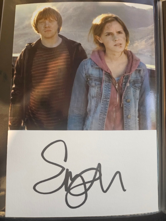 Emma Watson signed item
