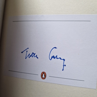 Tim Curry signed book