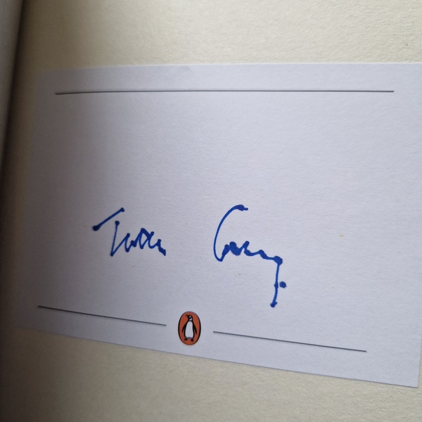 Tim Curry signed book