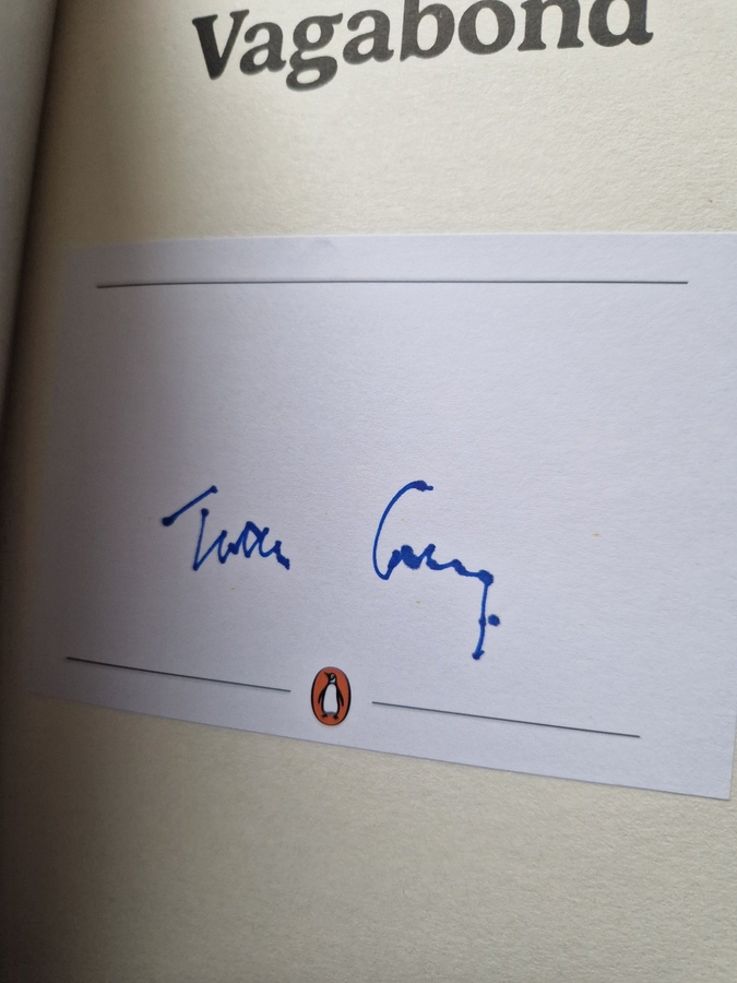 Tim Curry signed book