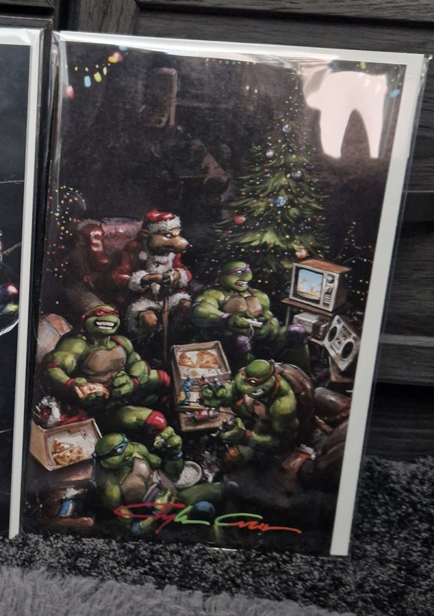 Tmnt 80s christmas, Clayton Crain limited