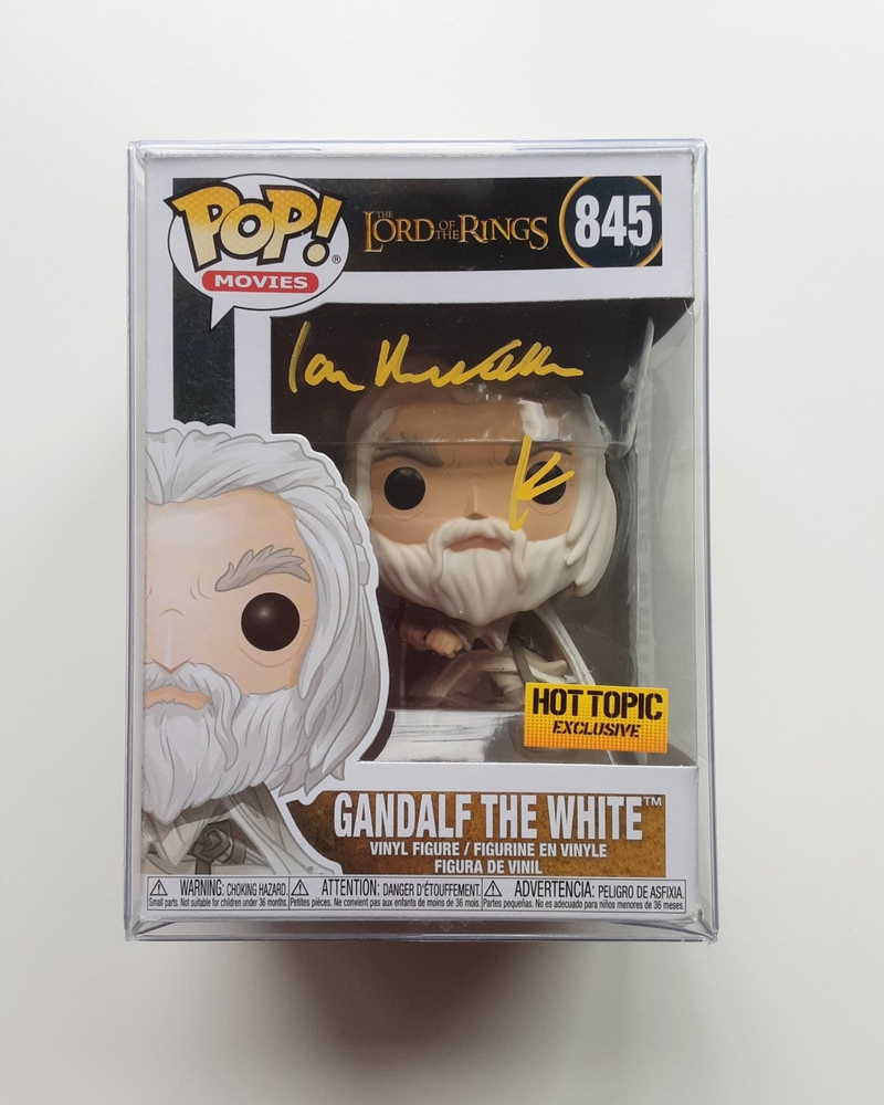 Ian McKellen signed funko pop