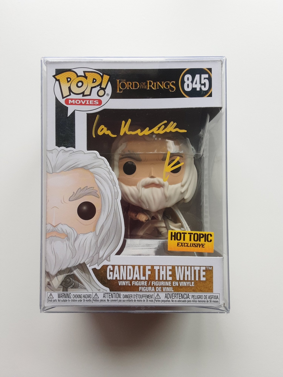 Ian McKellen signed funko pop