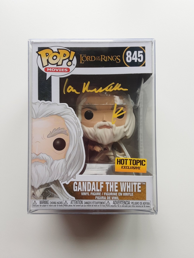 Ian McKellen signed funko pop