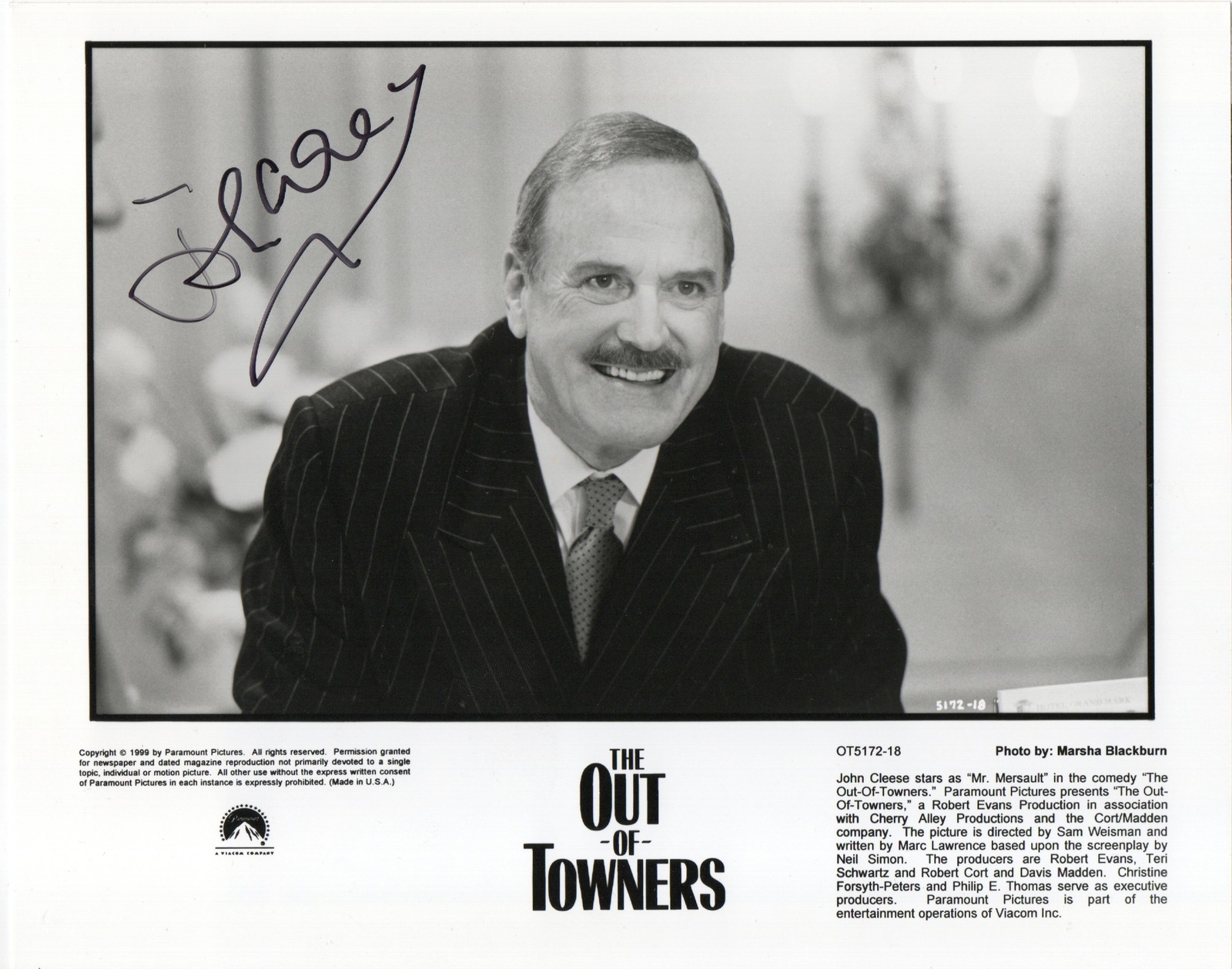 John Cleese signed item