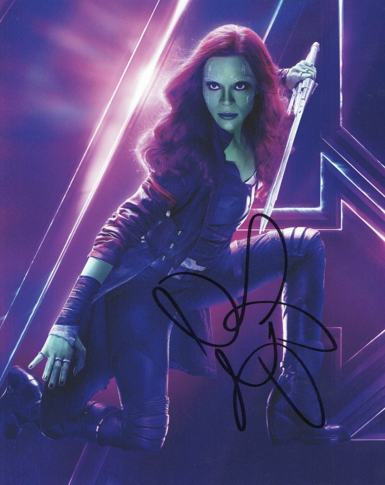 Zoe Saldana signed item