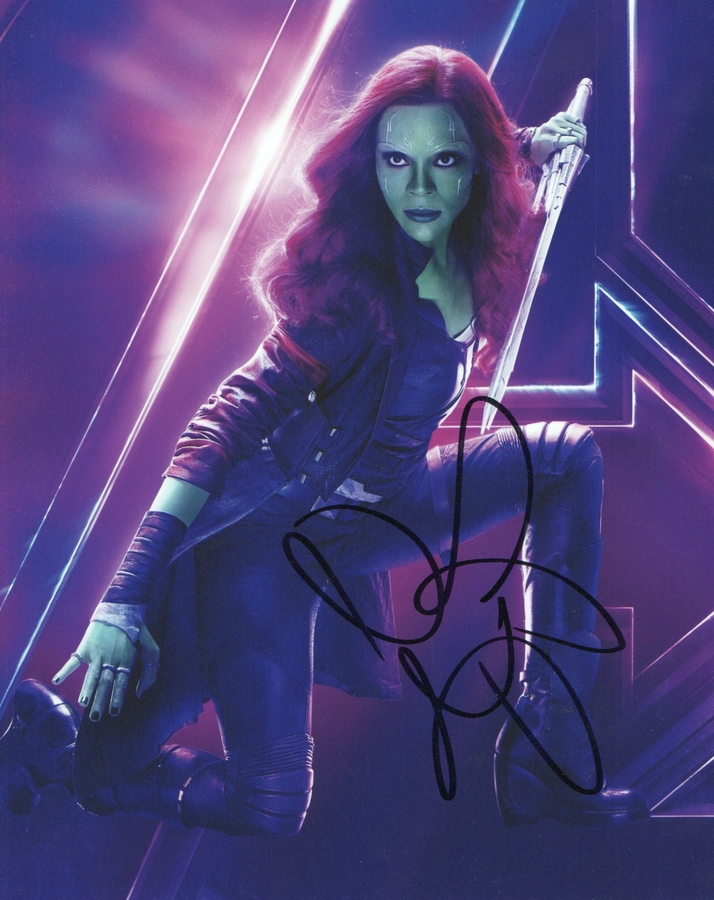 Zoe Saldana signed item