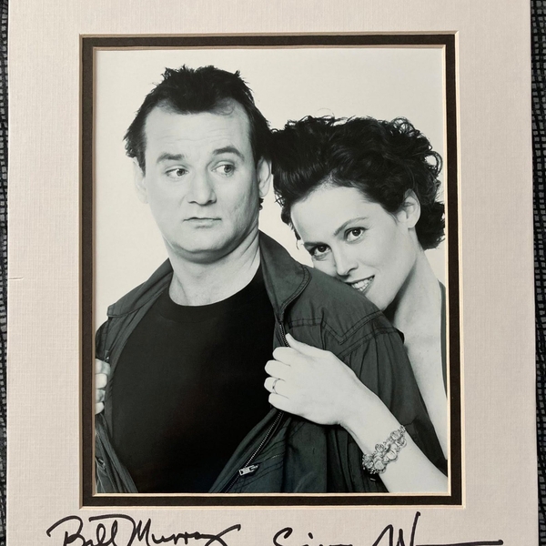 Bill Murray & Sigourney Weaver signed item