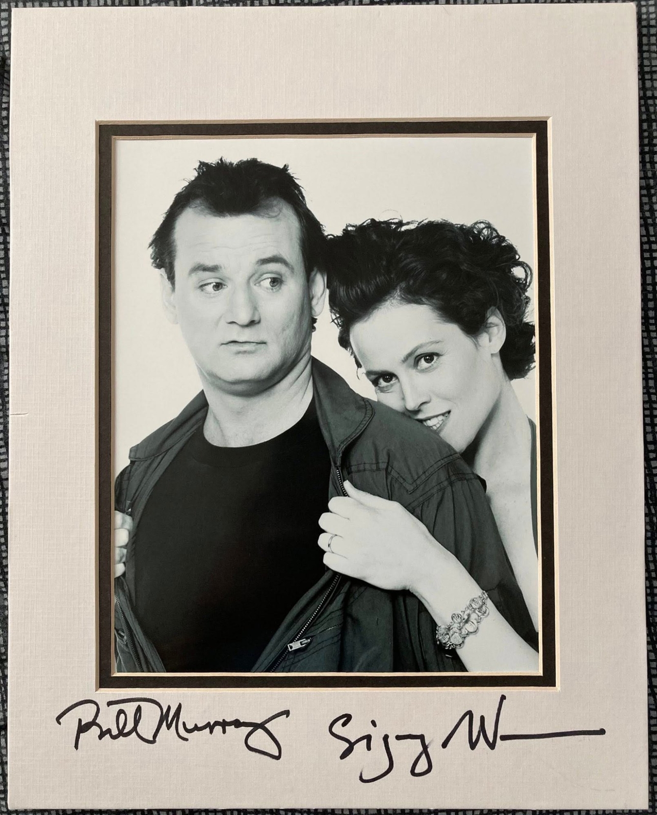 Bill Murray & Sigourney Weaver signed item