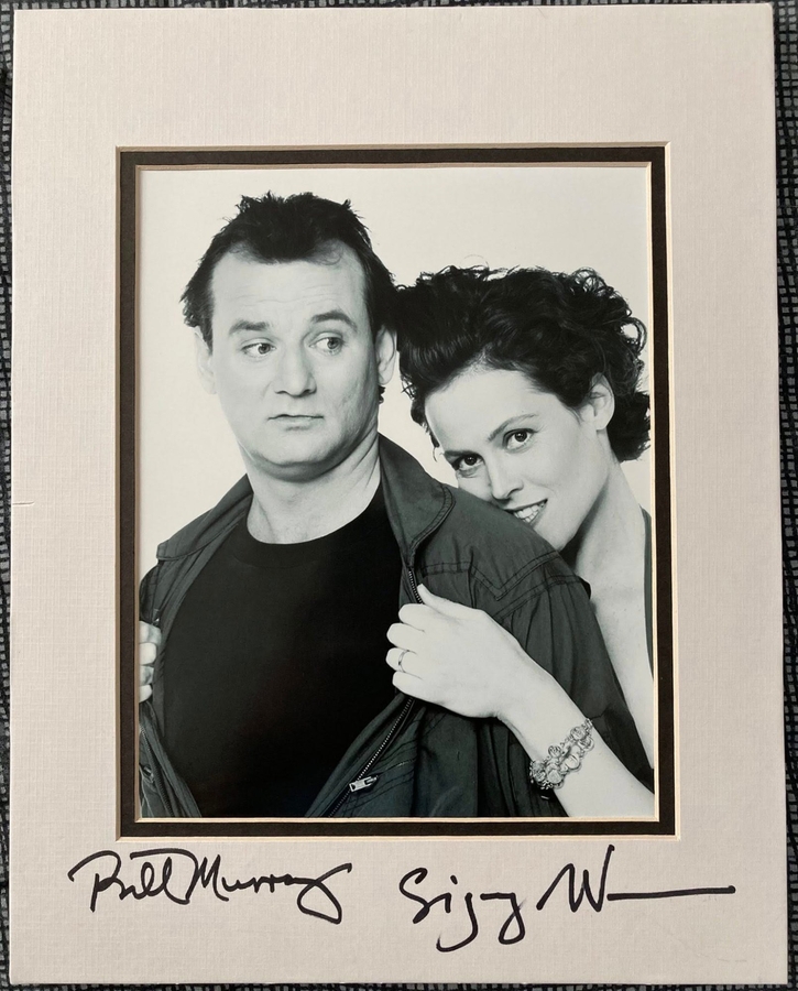 Bill Murray & Sigourney Weaver signed item