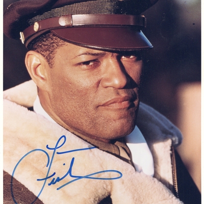 Laurence Fishburne signed item