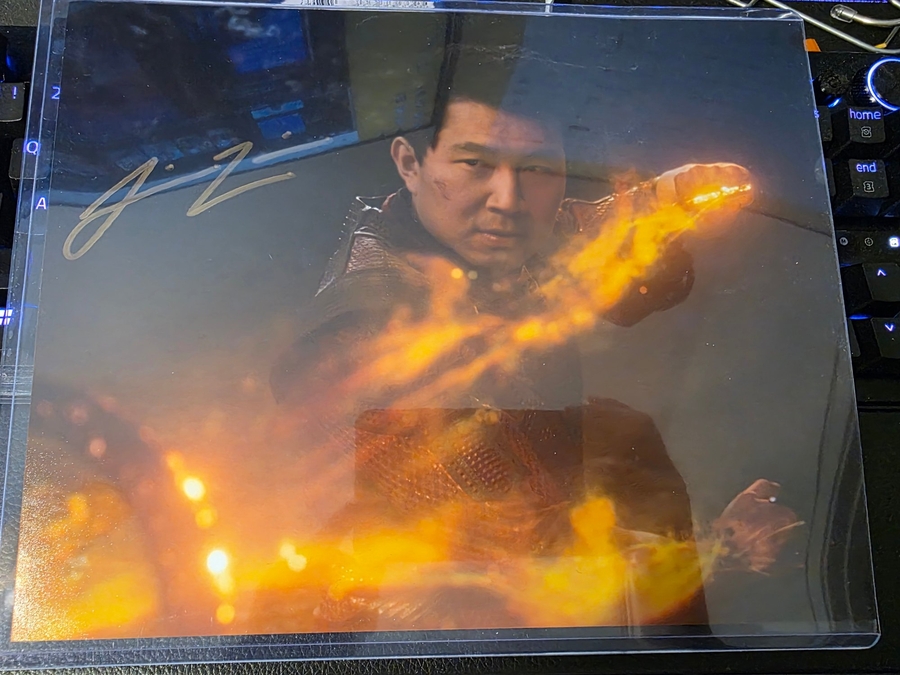 Simu Liu signed 8x10 photo