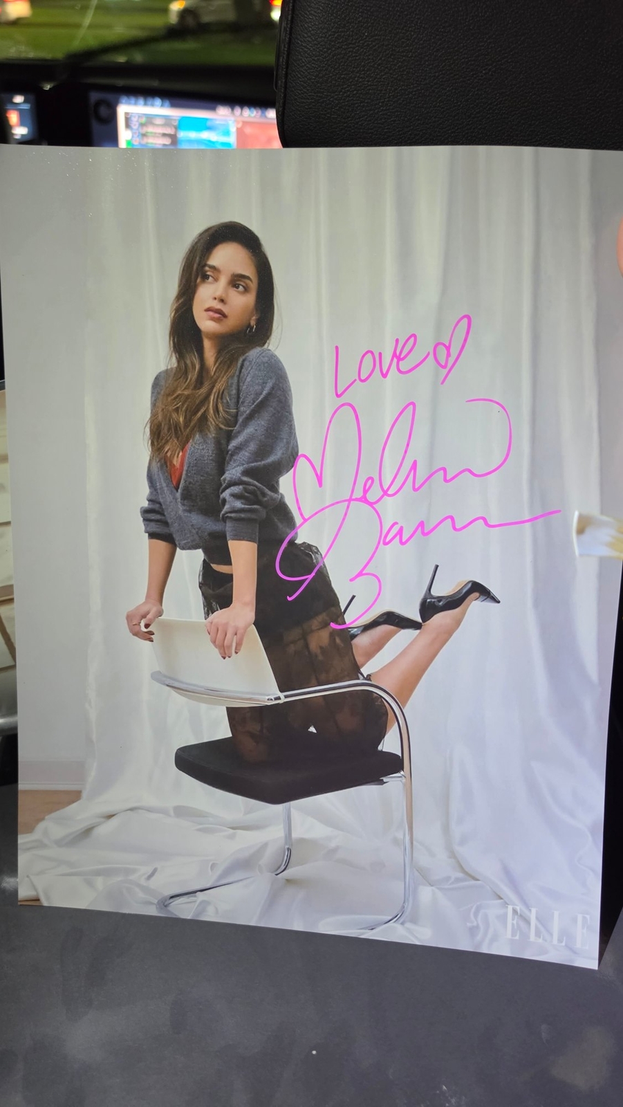 Melissa Barrera signed photo (other size)