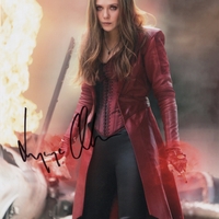 Elizabeth Olsen signed item