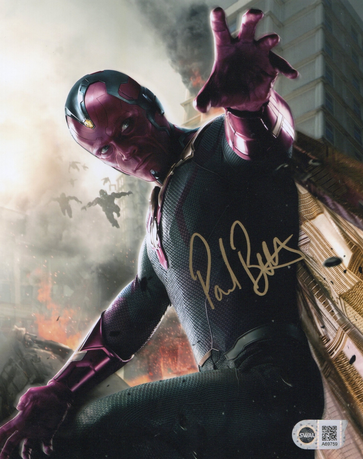 Paul Bettany signed item