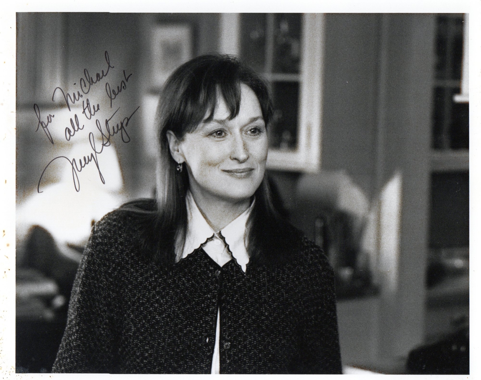 Meryl Streep signed item